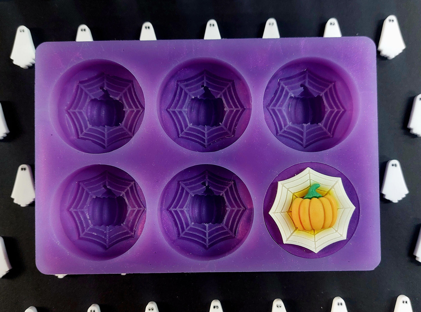 Pumpkin Tops Silicone Mould for wax, resin, jesmonite, soap etc