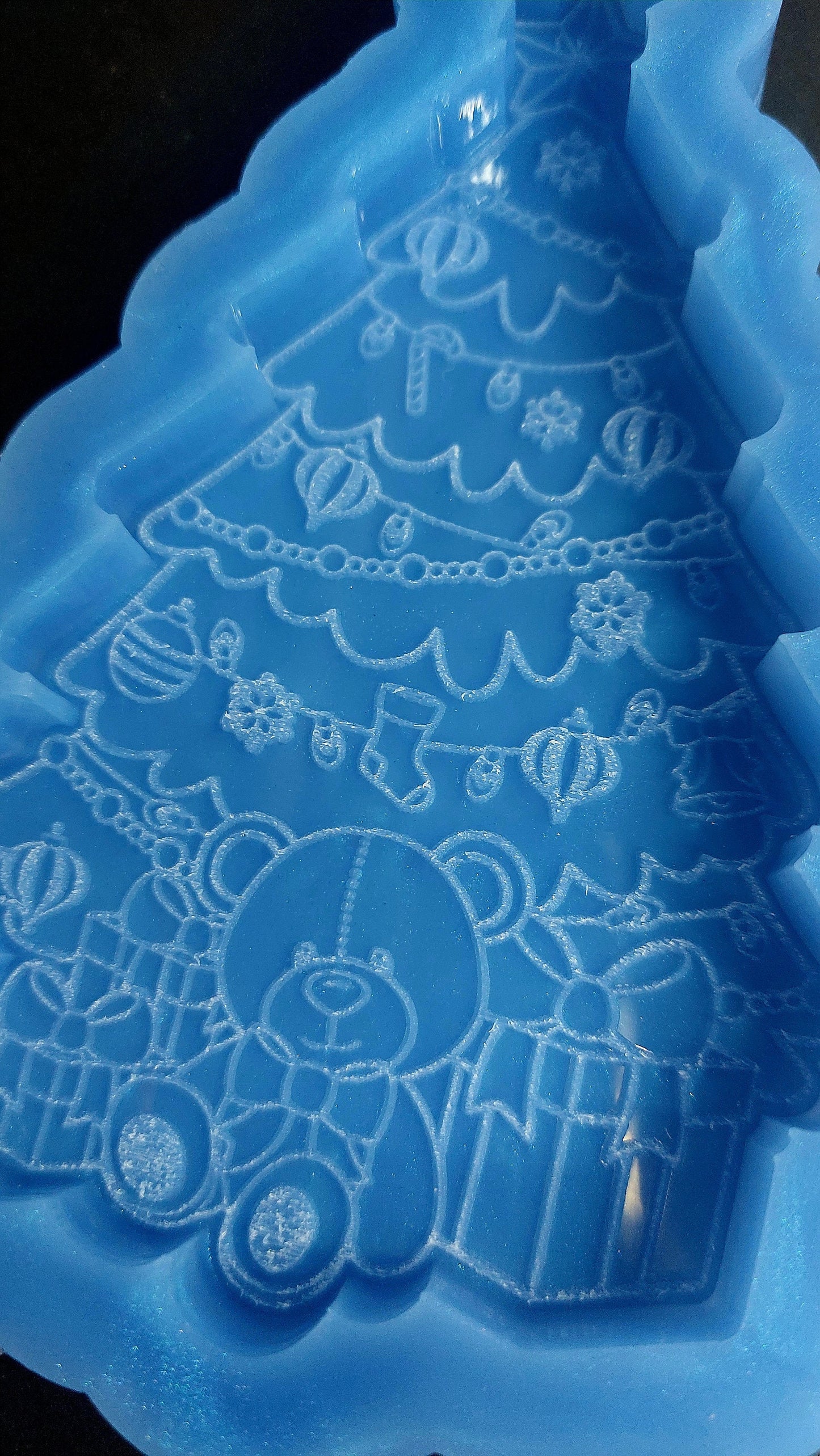 Teddys Christmas Silicone Mould for wax melts, resin and more