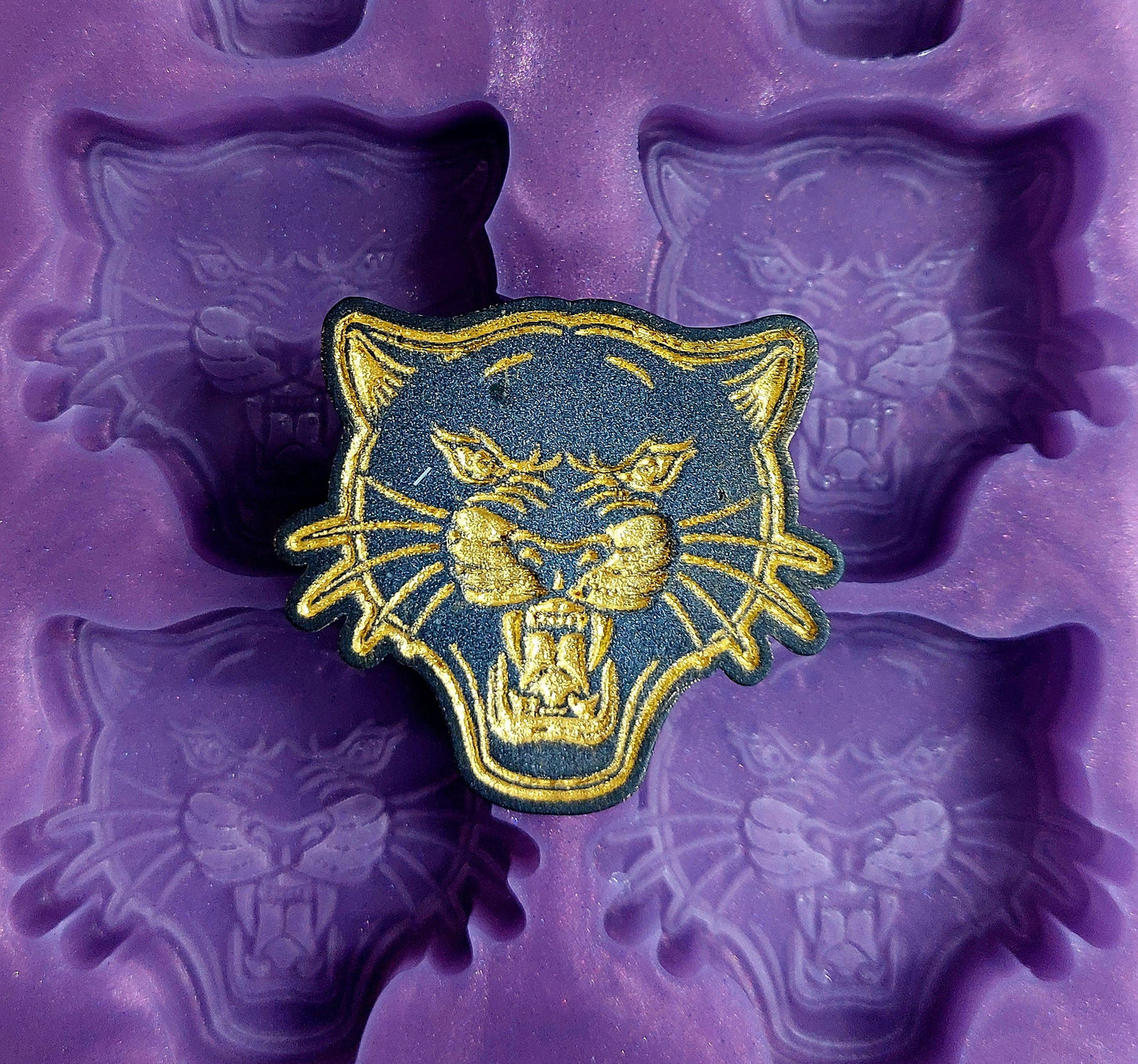Panther 6 Cell Silicone Mould for wax, resin and more