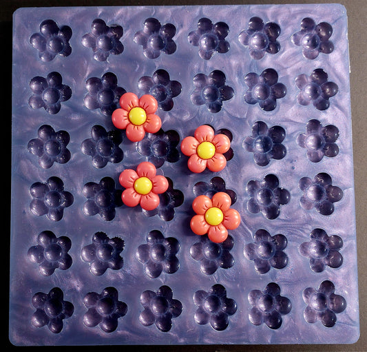 Flower 36 cavity Silicone Mould for wax, resin, soap etc