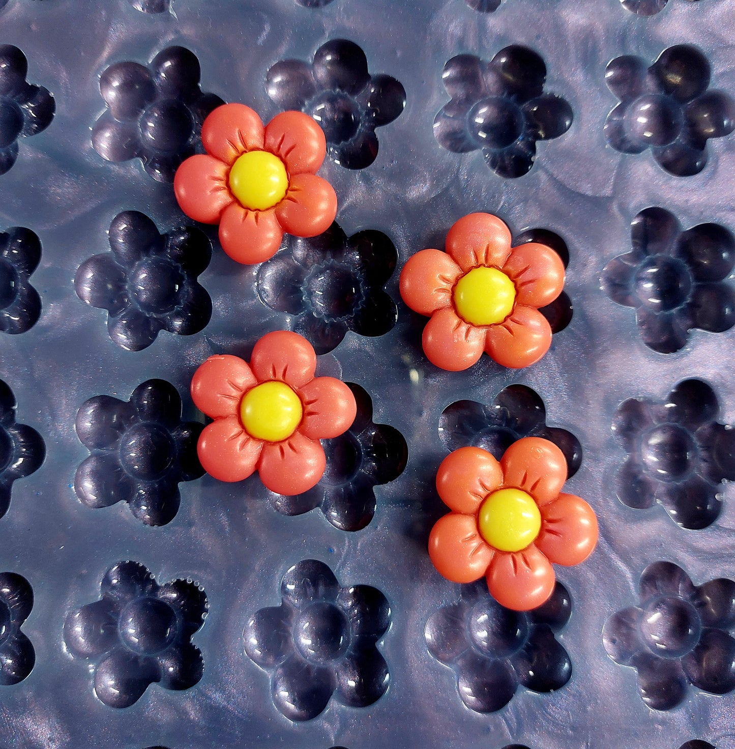 Flower 36 cavity Silicone Mould for wax, resin, soap etc