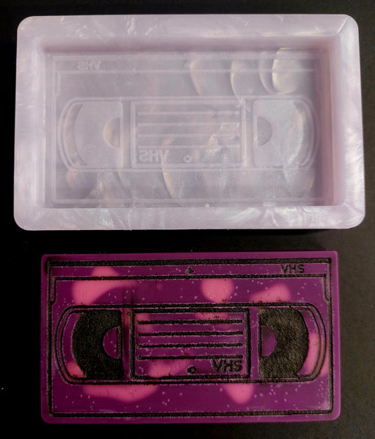 VHS Cassette Tape Silicone Mould for wax, resin and more (Copy)