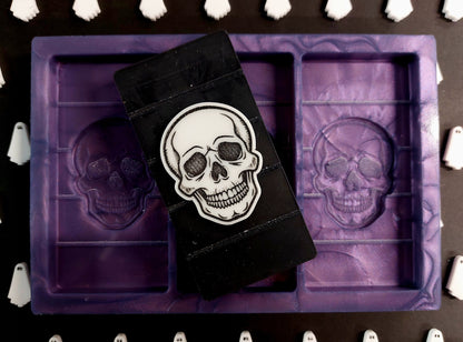 Skull Triple Snapbar Mould Silicone Mould for wax, resin and more