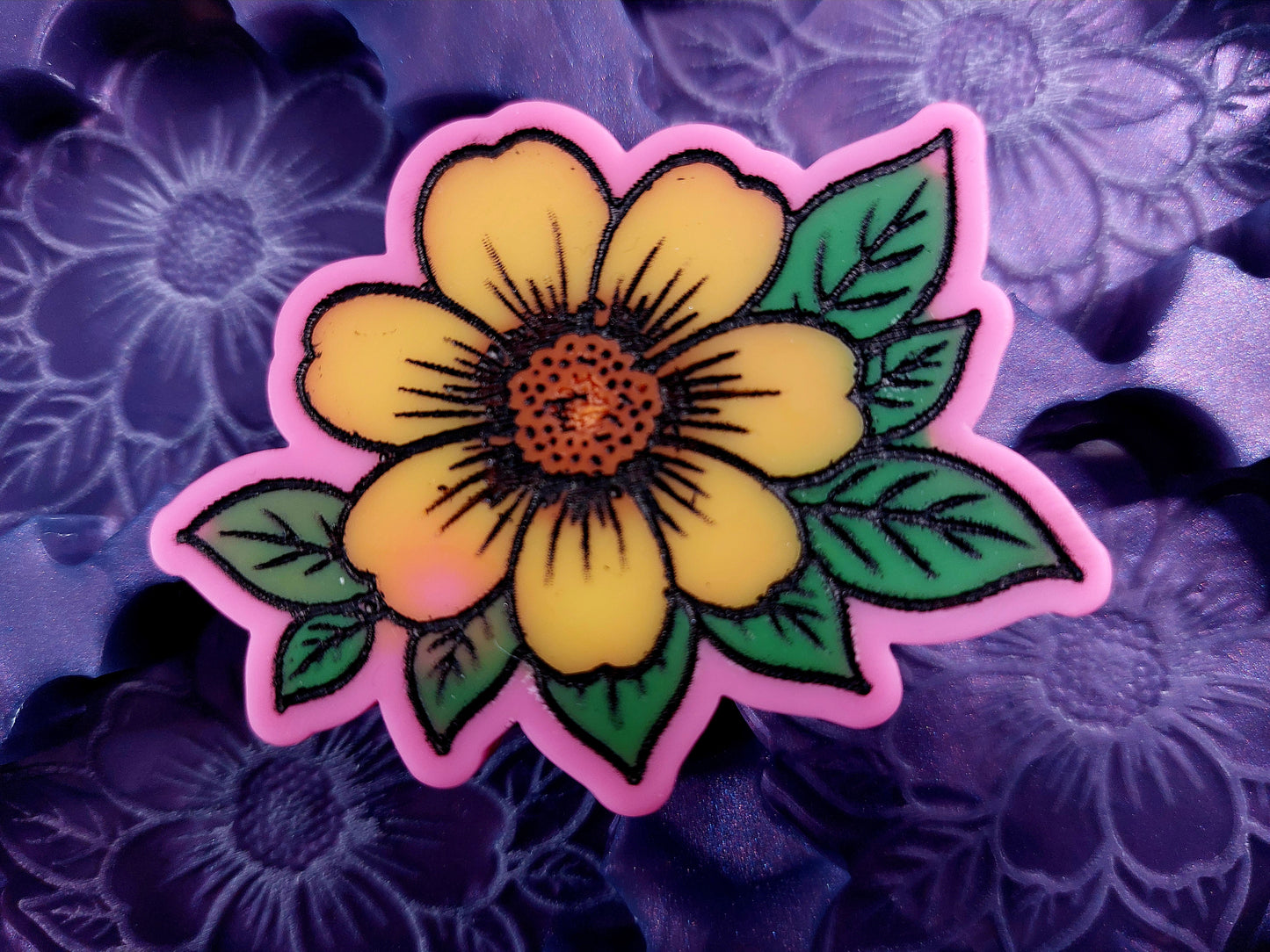 Flower 4 cell Silicone Mould for wax, resin, jesmonite, soap etc