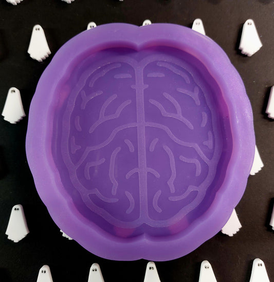 Brain wax/coaster Silicone Mould for wax, resin, soap etc