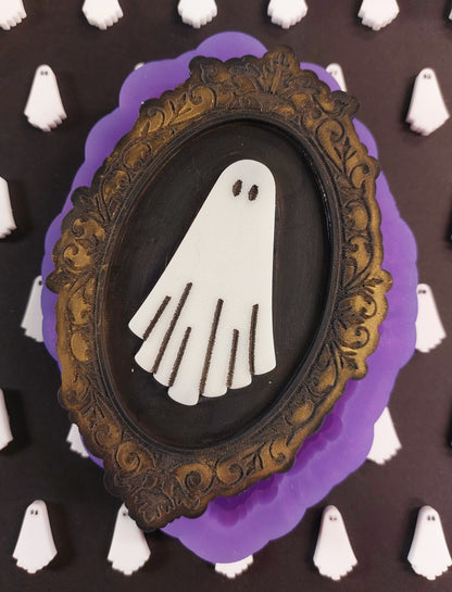 Vintage Ghost Frame Silicone Mould for wax, resin, soap etc