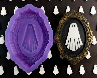 Vintage Ghost Frame Silicone Mould for wax, resin, soap etc