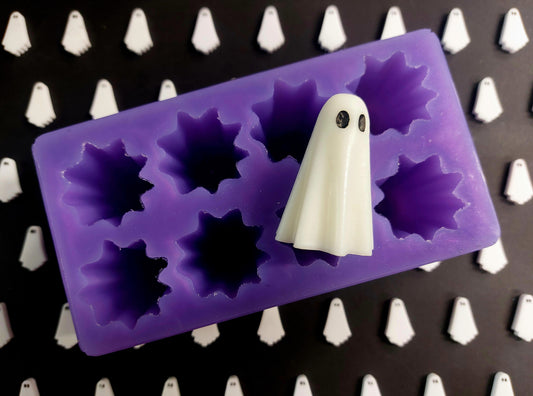 3d Ghost Mould 8 cell Silicone Mould for wax, resin, soap etc