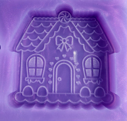 Gingerbread House 4 Cell Silicone Mould