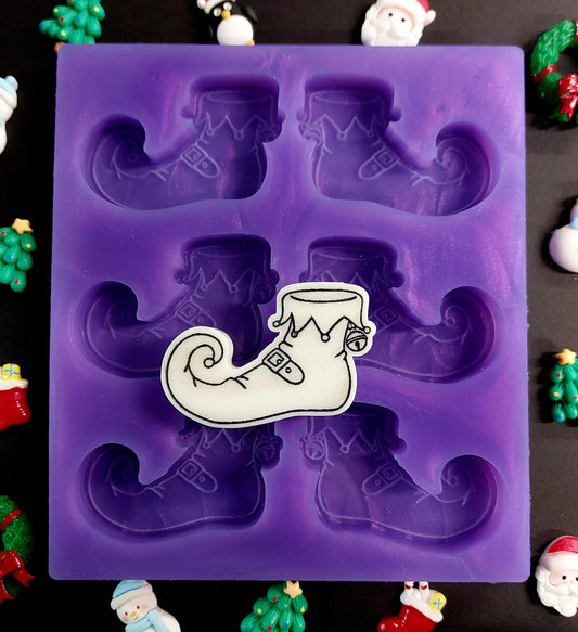 Elf Shoes 6 Cell Silicone Mould