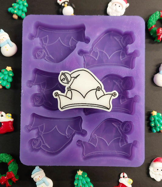 Elf Hat 6 Cell Silicone Mould
