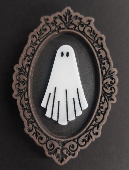 Small Vintage Ghost Frame 6 Cell Silicone Mould for wax, resin, soap etc
