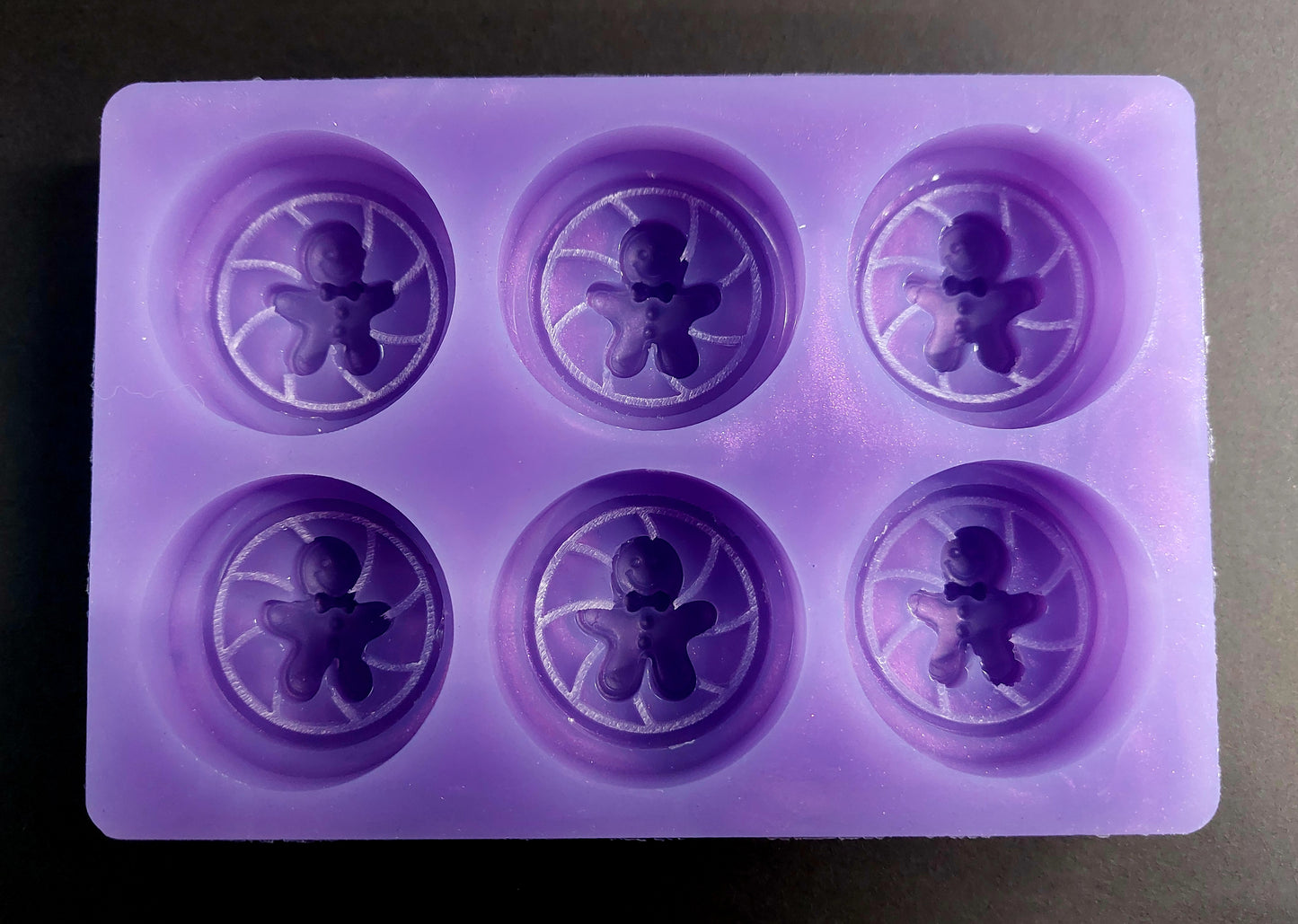 Gingerbread Tops Silicone Mould for wax, resin, jesmonite, soap etc