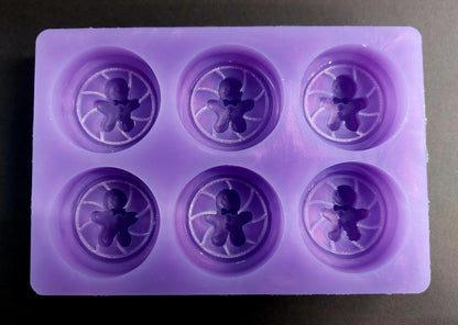 Gingerbread Tops Silicone Mould for wax, resin, jesmonite, soap etc
