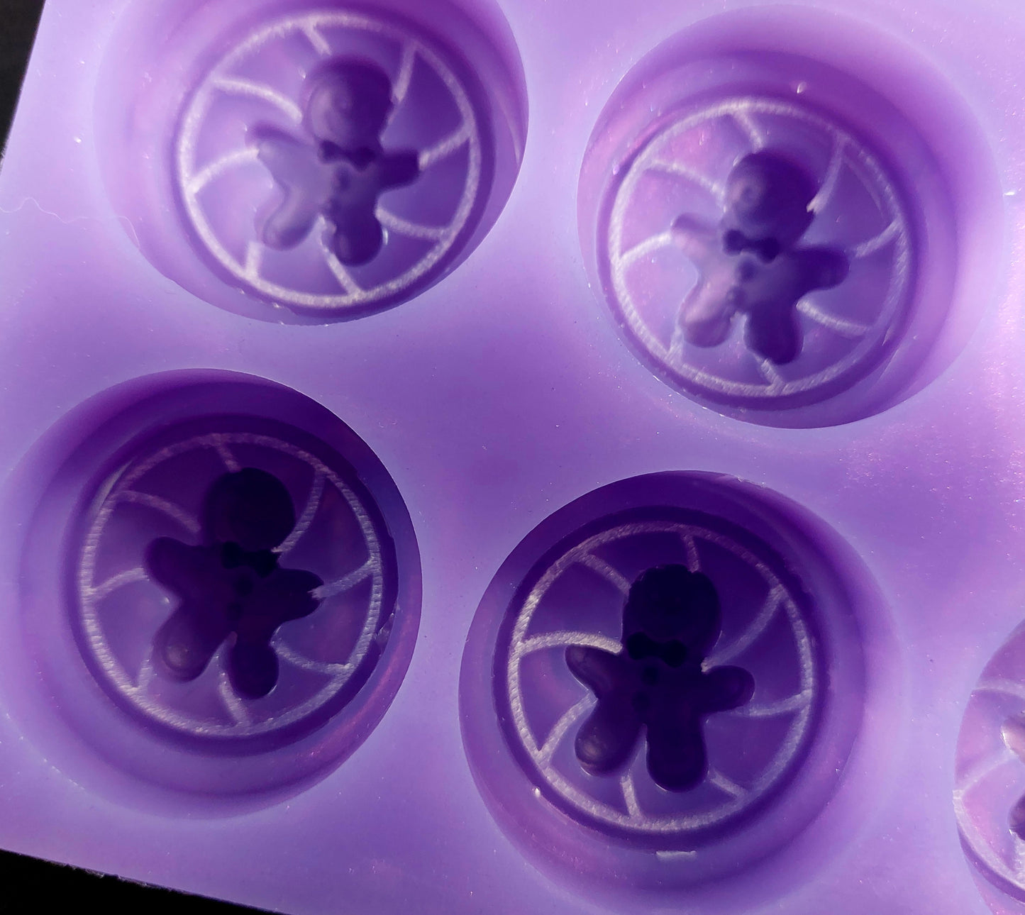 Gingerbread Tops Silicone Mould for wax, resin, jesmonite, soap etc