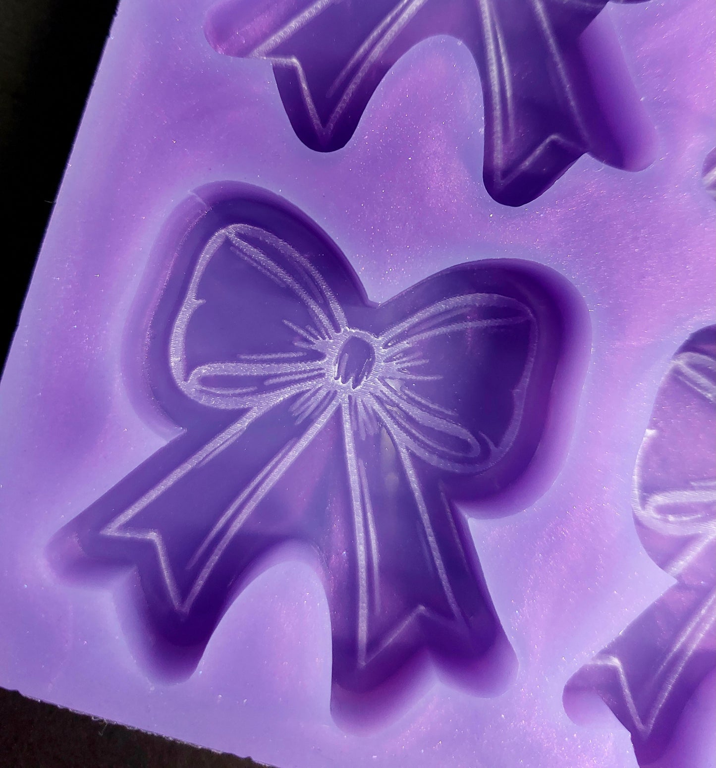 Pretty Bow 6 Cell Silicone Mould for wax, resin, jesmonite, soap etc