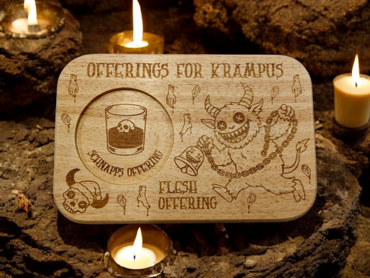 NEW DESIGN! Krampus Offerings Board for Christmas
