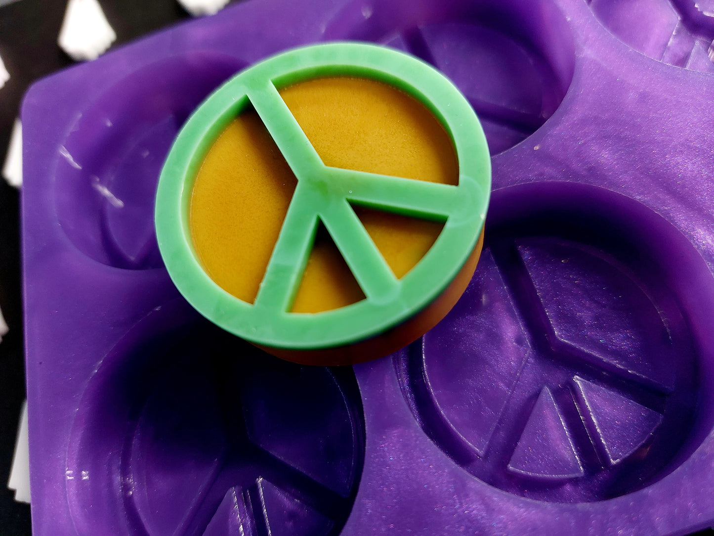 Peace Tops Silicone Mould for wax, resin, jesmonite, soap etc