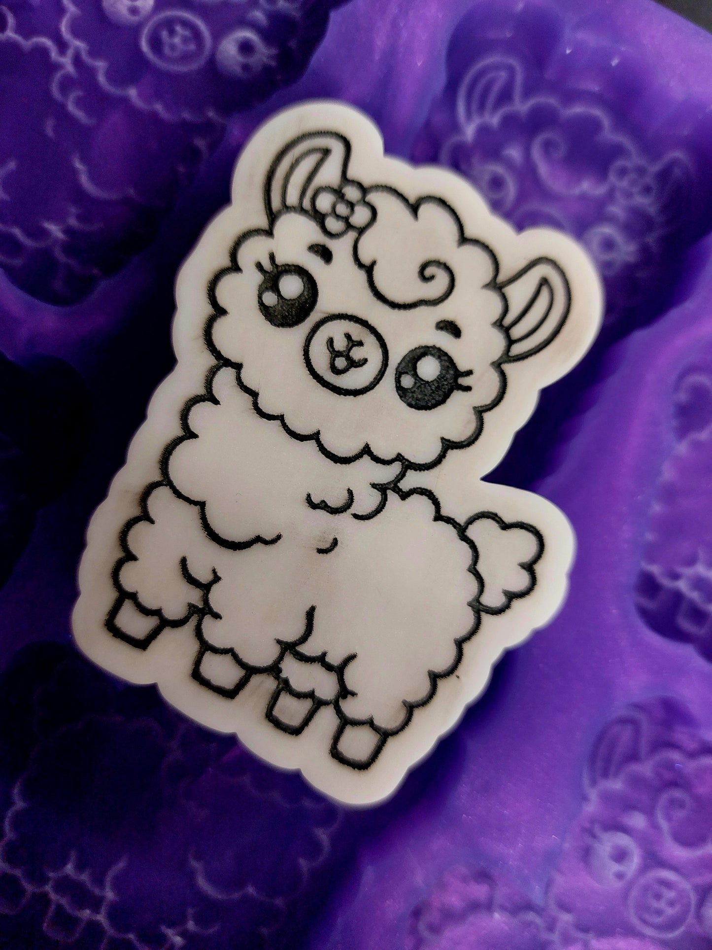 Llama 6 Cell Silicone Mould for wax, resin etc