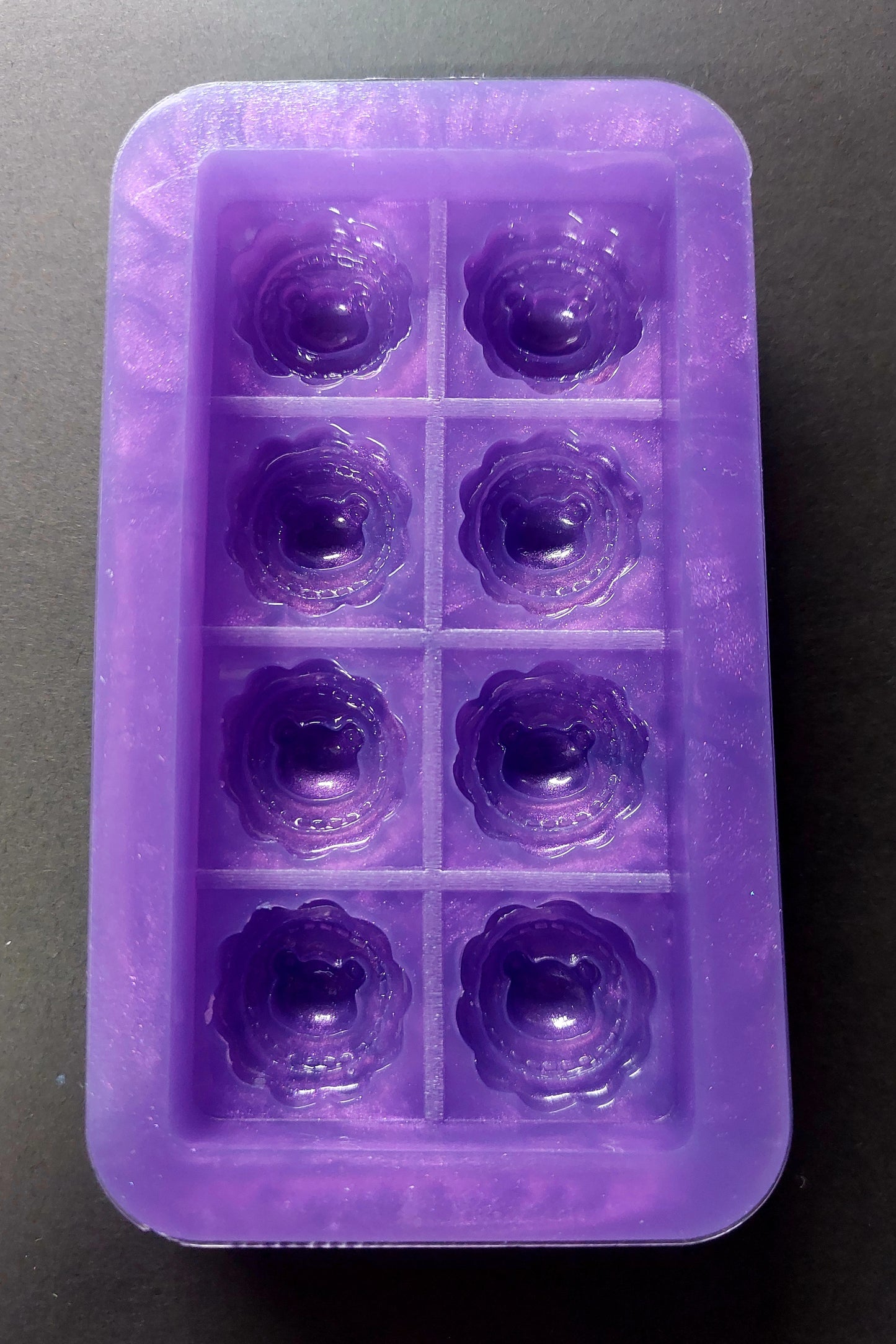 Bear Tops Snapbar Silicone Mould for wax, resin, jesmonite, soap etc