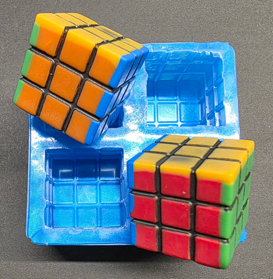 Game Cube 90s 80s 4 Cell silicone mould for wax, resin and more