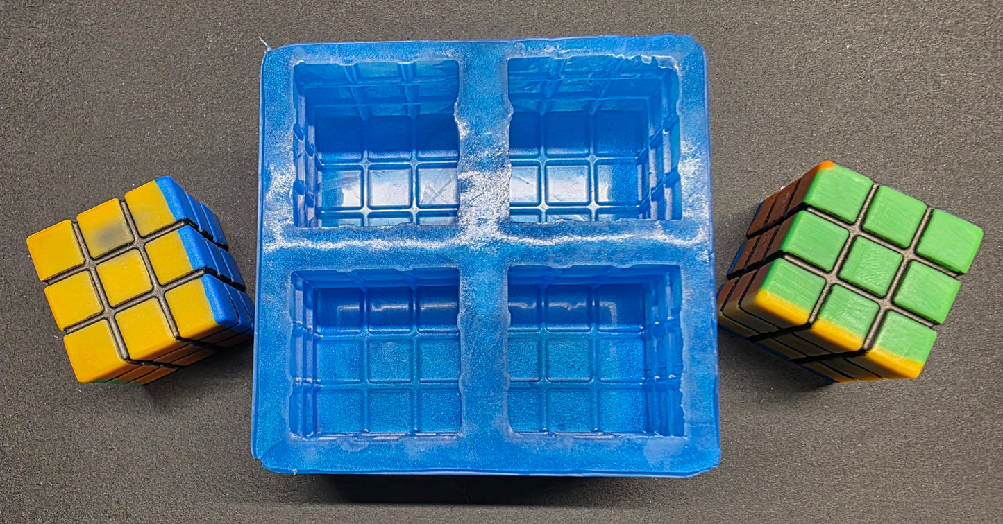 Game Cube 90s 80s 4 Cell silicone mould for wax, resin and more