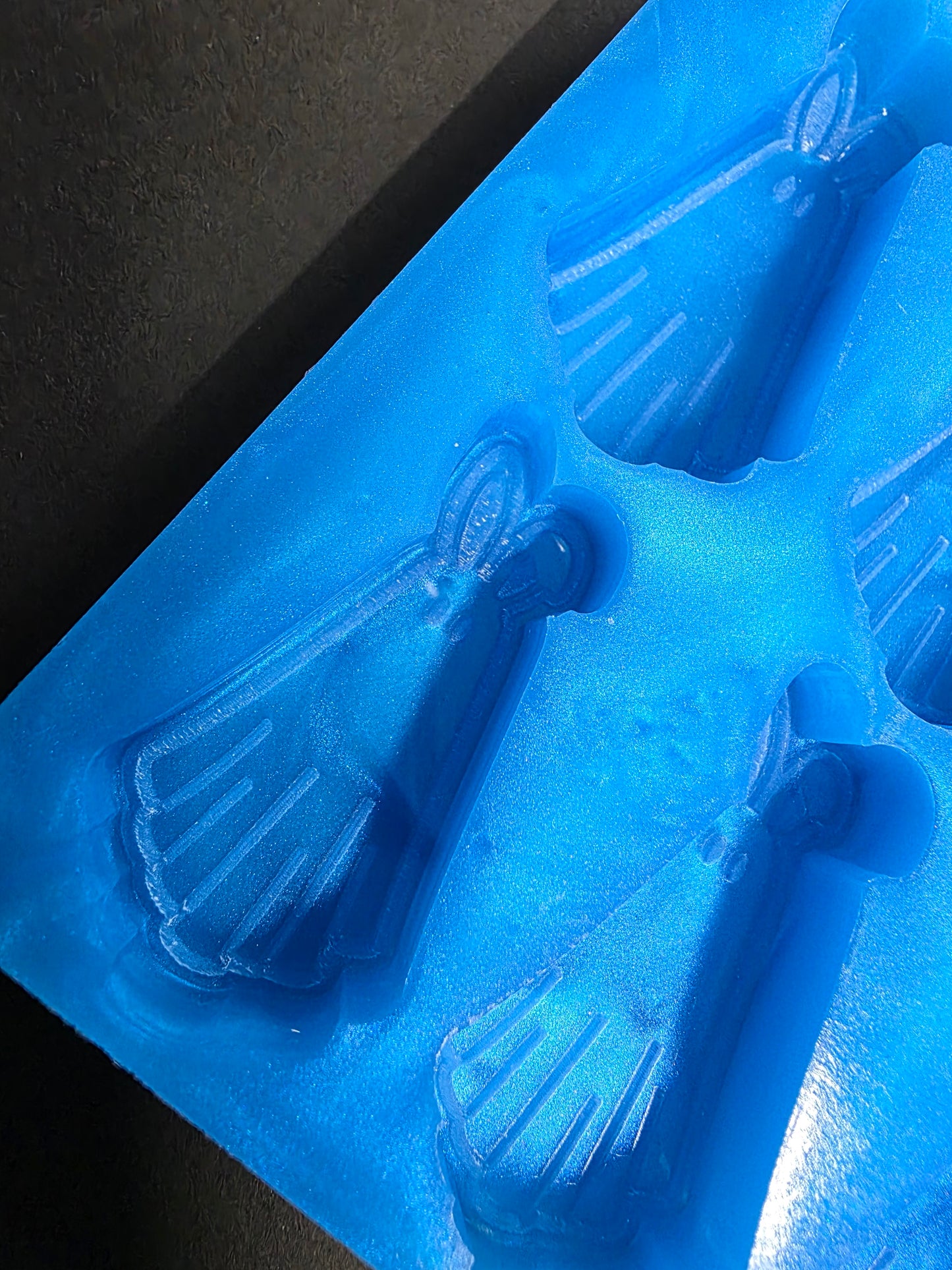 Ghost Bunny 8 Cell Silicone Mould for wax resin soap