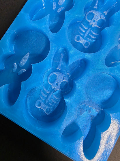Easterween Bunny 6 Cell Silicone Mould for wax resin soap