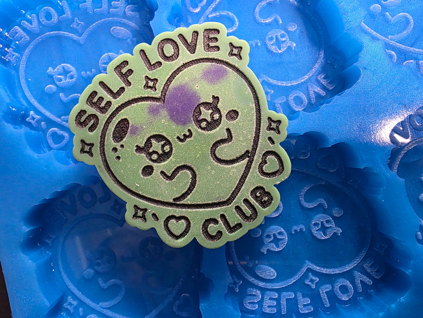 Self love club 6 cell silicone mould for wax melts