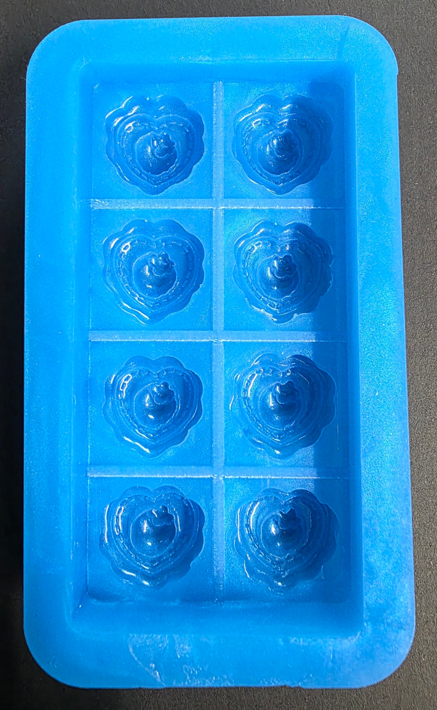 Strawberry tops snap bar silicone mould for wax and more