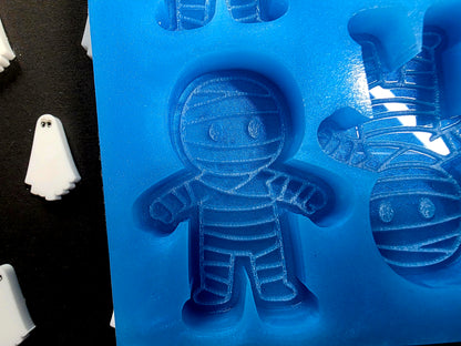 Mummy 8 cell silicone mould for wax melts, resin, soap, jesmonite