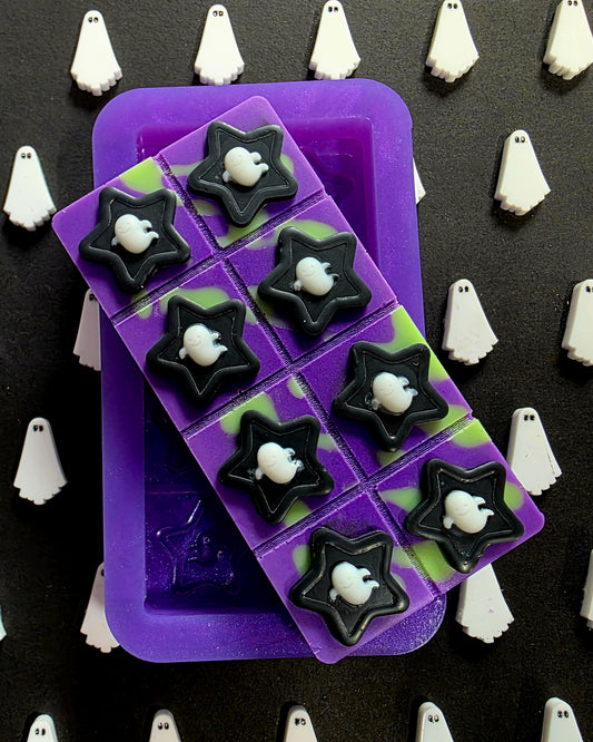 Ghost tops snap bar silicone mould for wax and more