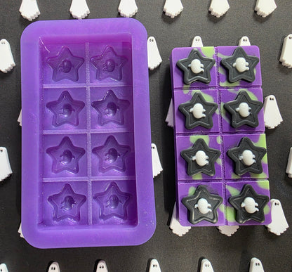 Ghost tops snap bar silicone mould for wax and more