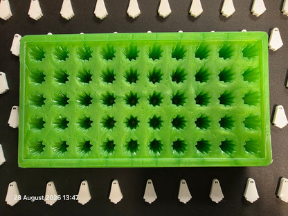Tiny 3D Ghost 50 cell silicone mould for wax melts, resin etc