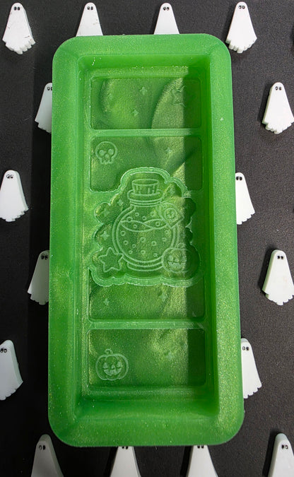 Potion Bottle 50g snap bar silicone mould for wax and more.