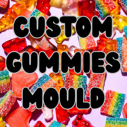 Custom Food Grade Gummie Mould - PLEASE READ THE DESCRIPTION