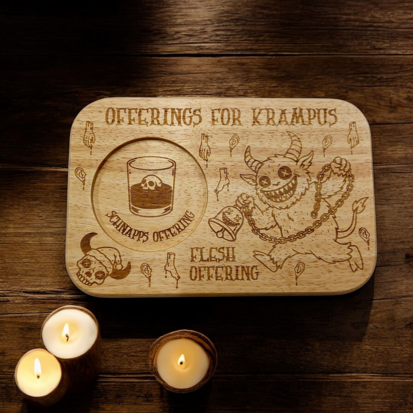 NEW DESIGN! Krampus Offerings Board for Christmas