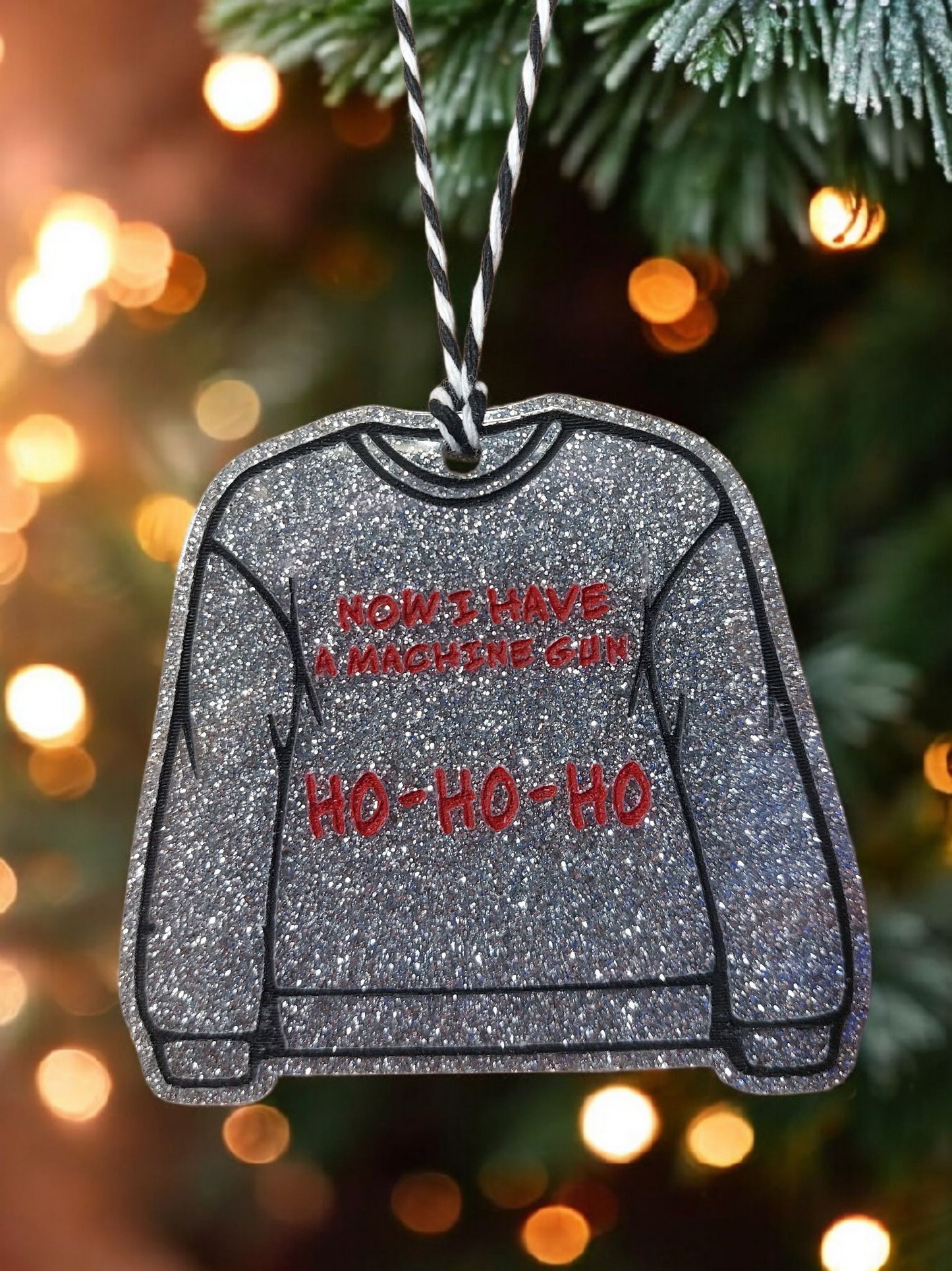 Movie Inspired Jumper Christmas Tree Acrylic Ornament