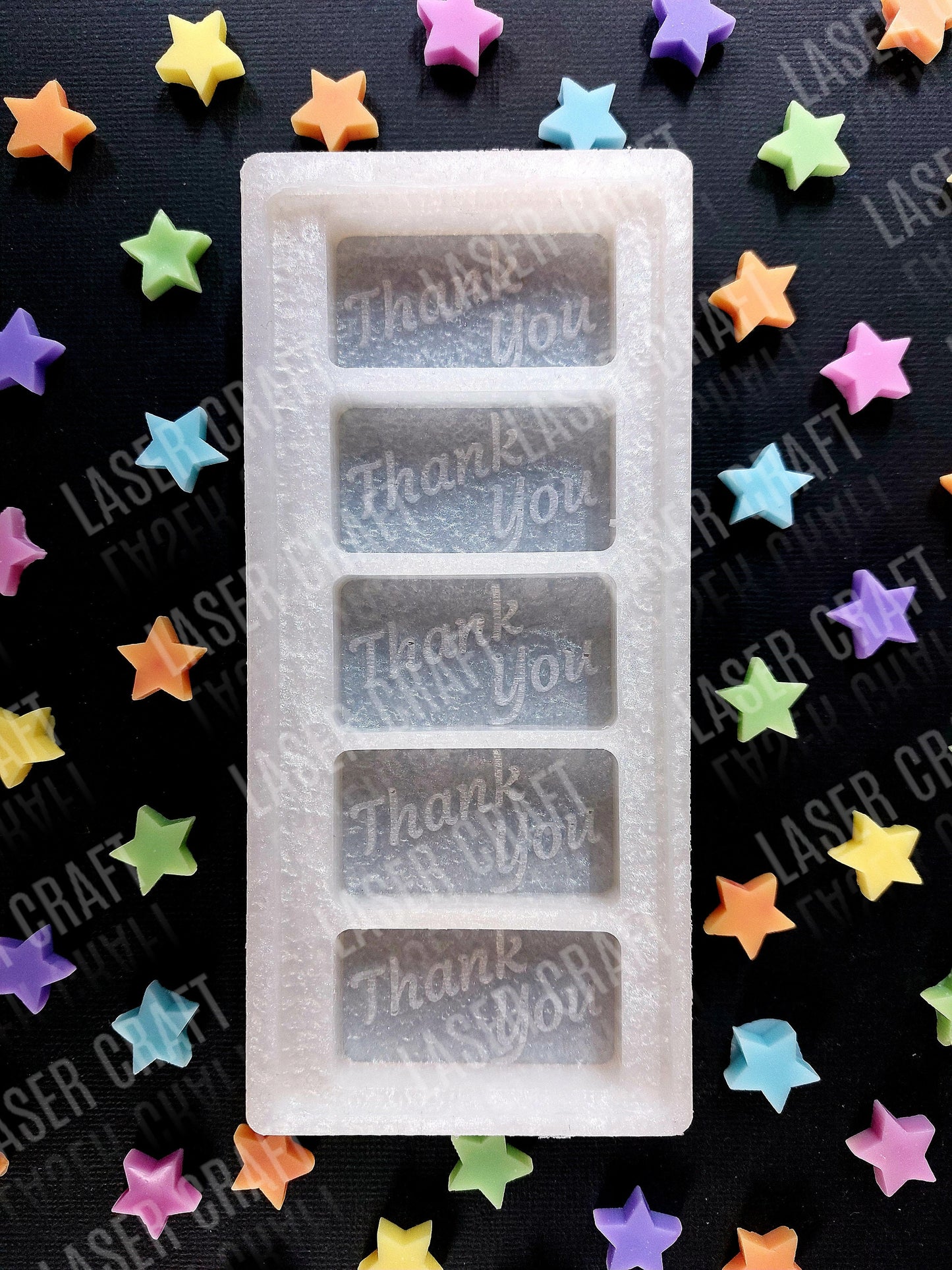 Thank You Bricks Silicone Mould for wax melts