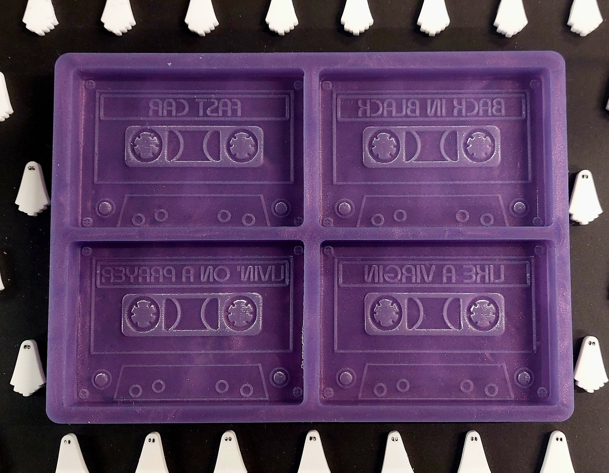 80s Cassette Tape Mould for wax, resin, soap etc