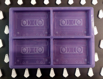 Plain Cassette Tape Mould for wax, resin, soap etc