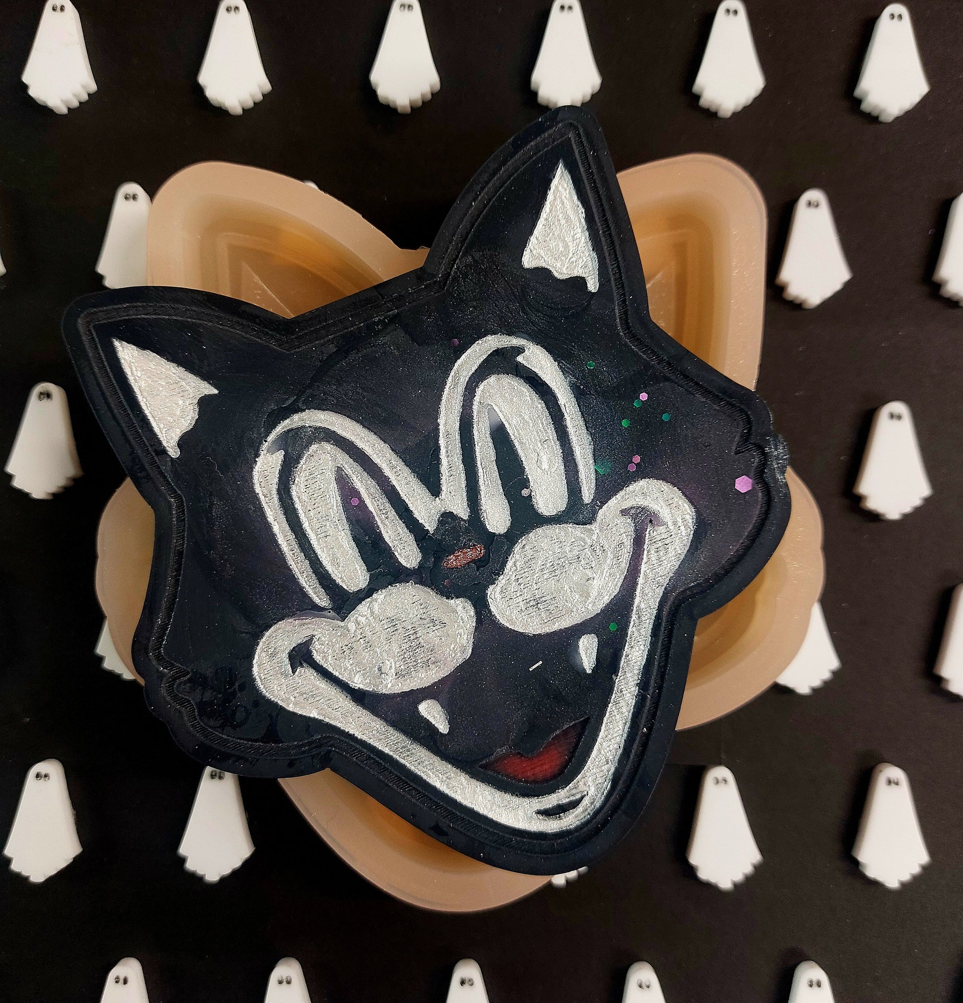 Scaredy Cat Silicone Mould