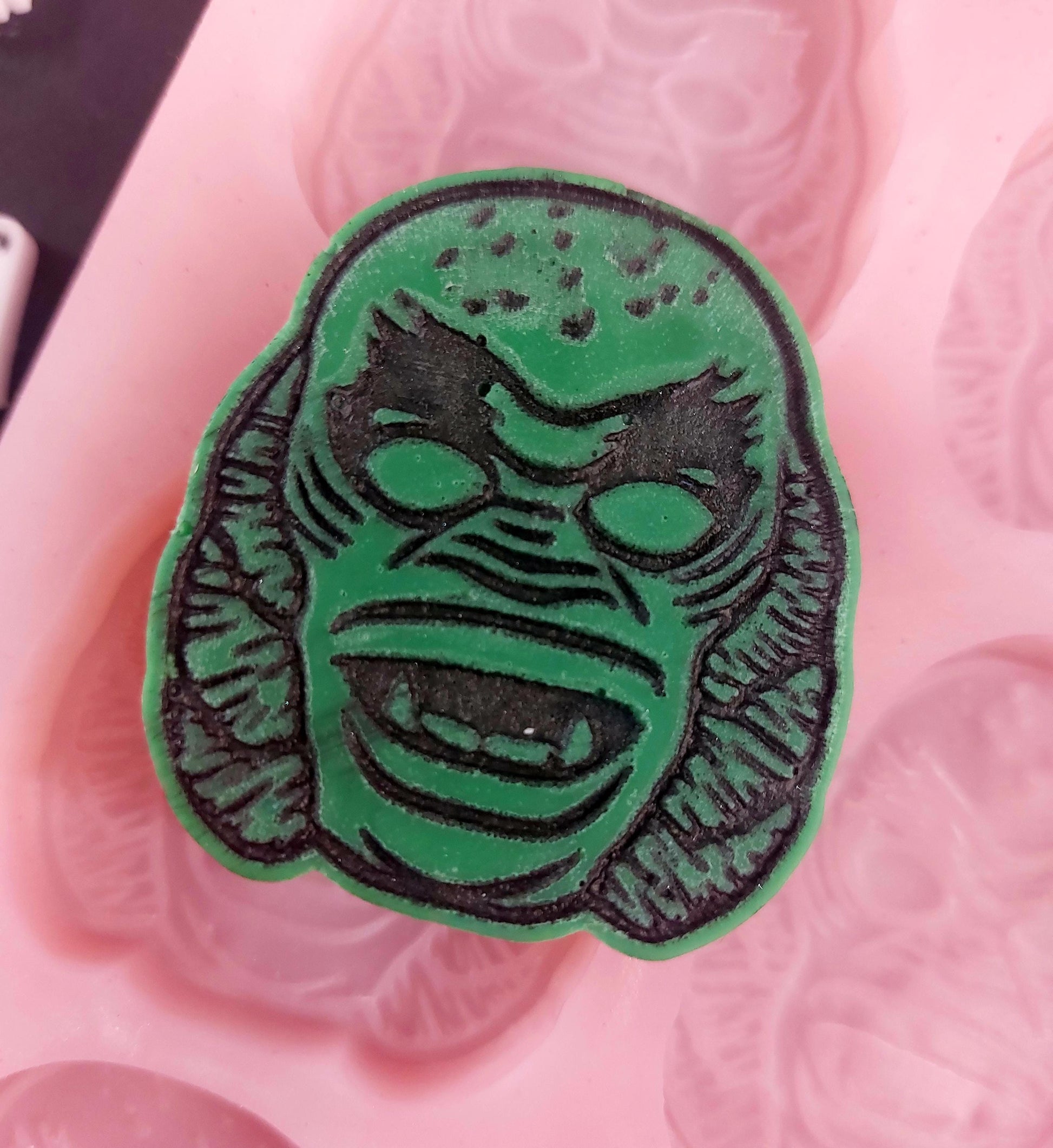 Classic Swamp Thing 6 Cell Silicone Mould for wax, resin and more