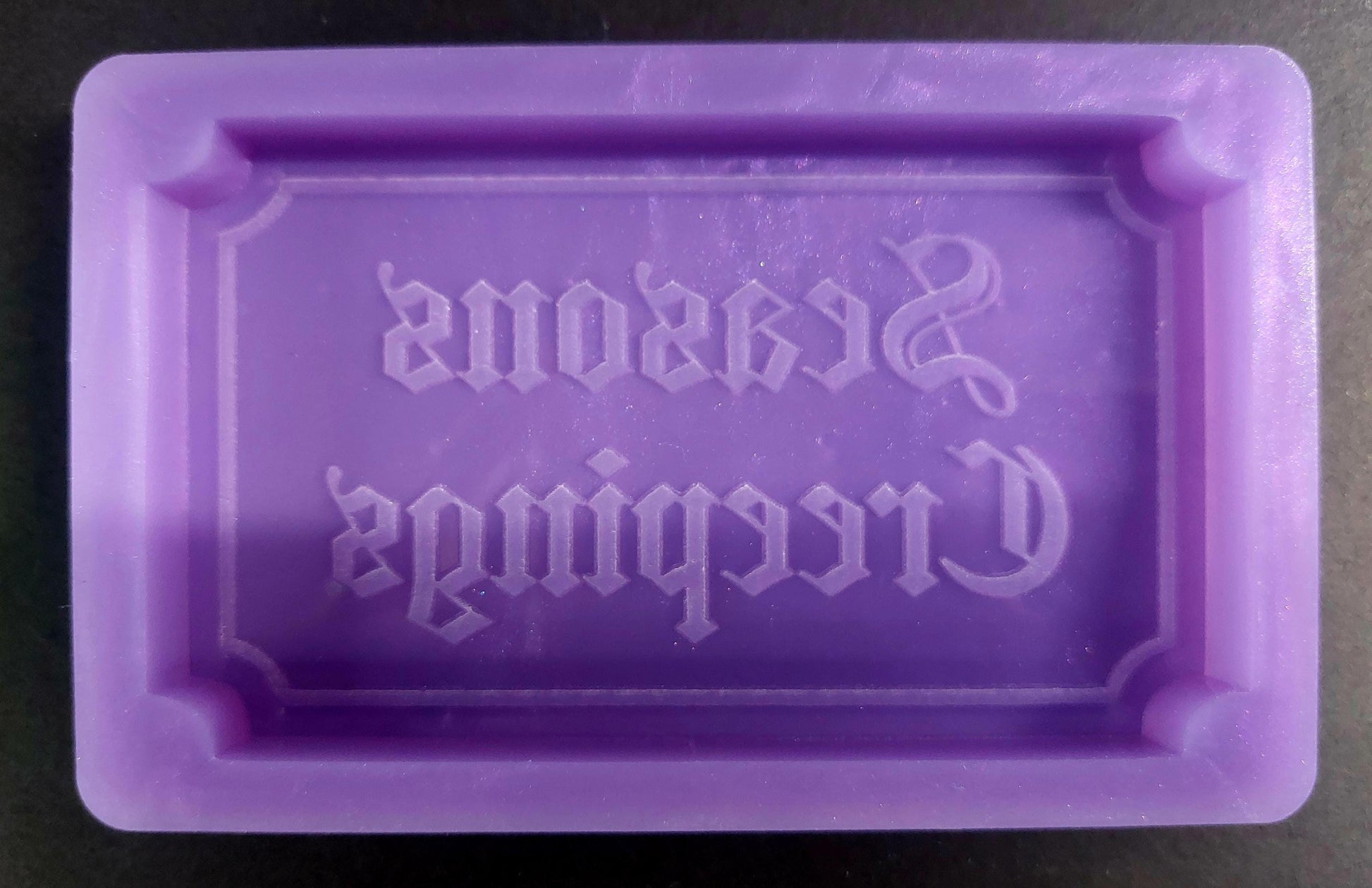 Seasons Creepings Ticket Silicone Mould for wax, resin and more