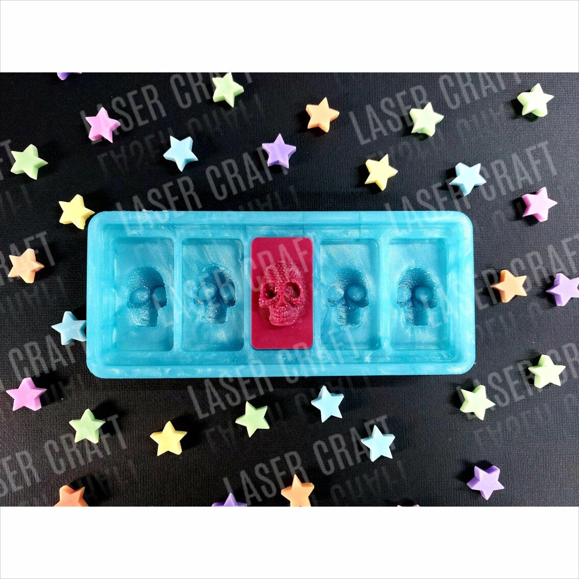 Skull Silicone Mould for wax melts
