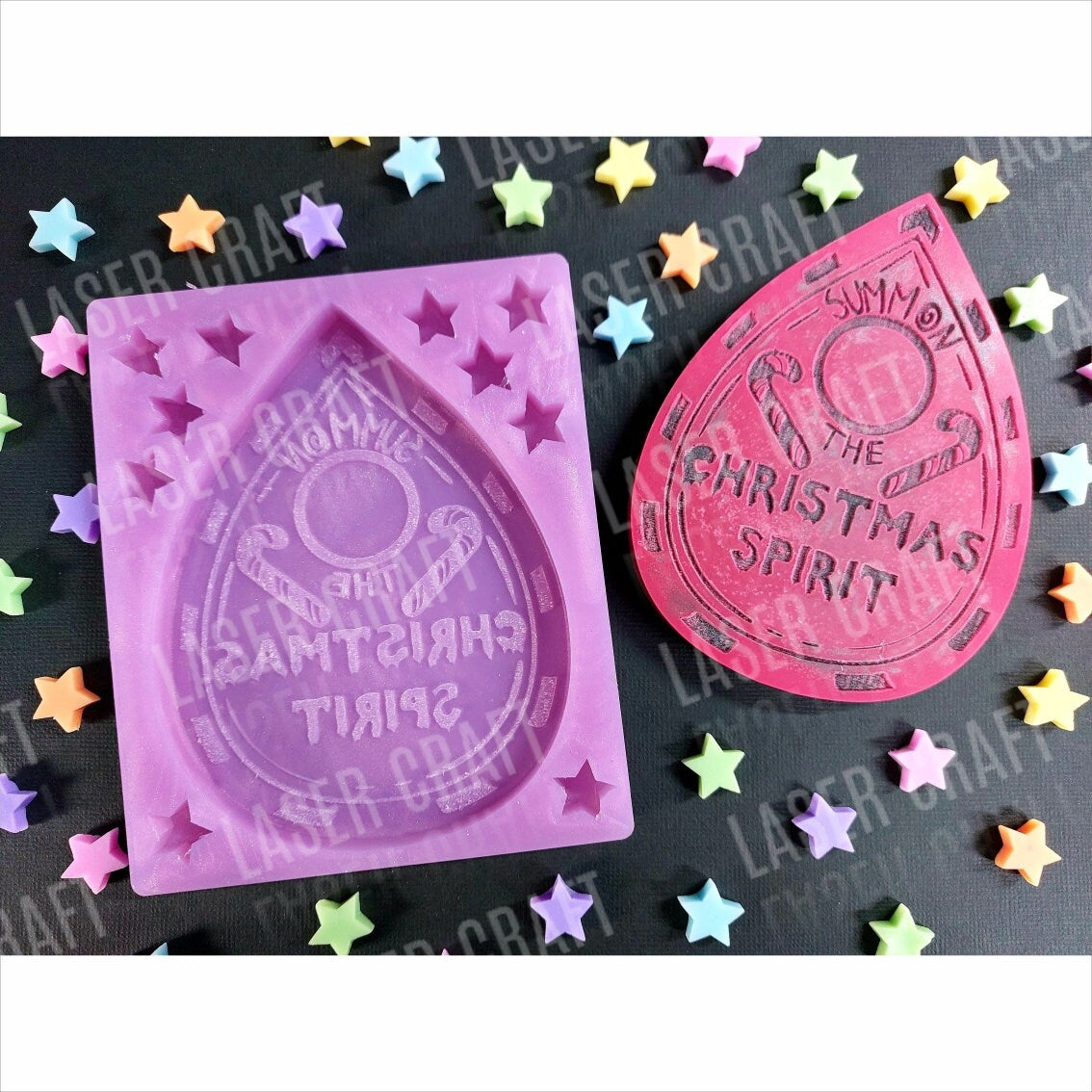 Summon Christmas Planchette Silicone Mould for wax melts, resin and more