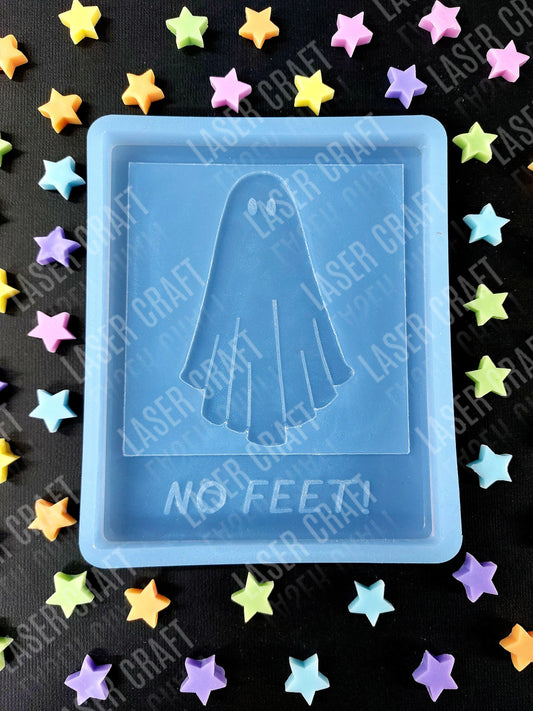 No Feet Ghost Silicone moulds for wax melts and more