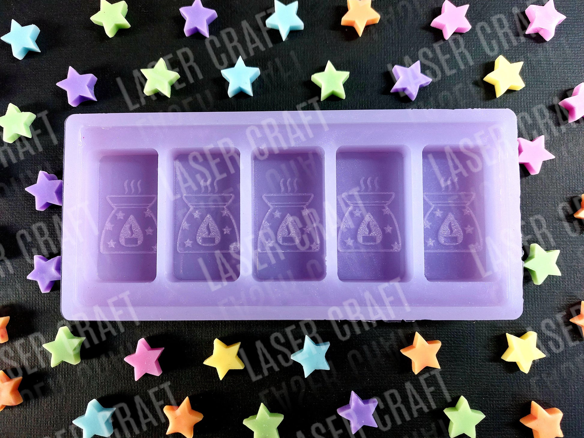 Mini Burner Silicone Mould for wax melts, resin and more