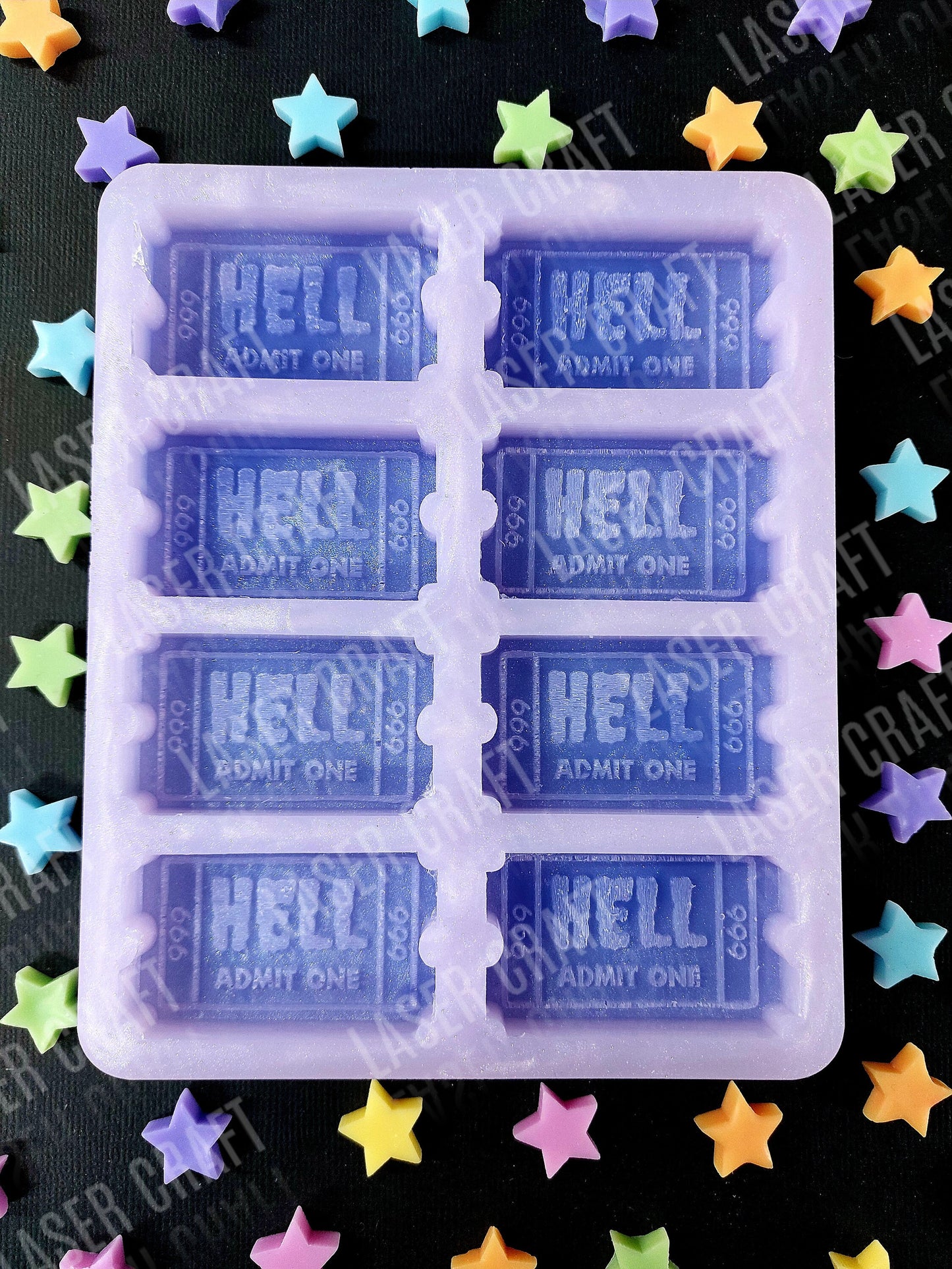 Hell Ticket Silicone Mould for wax, resin and more