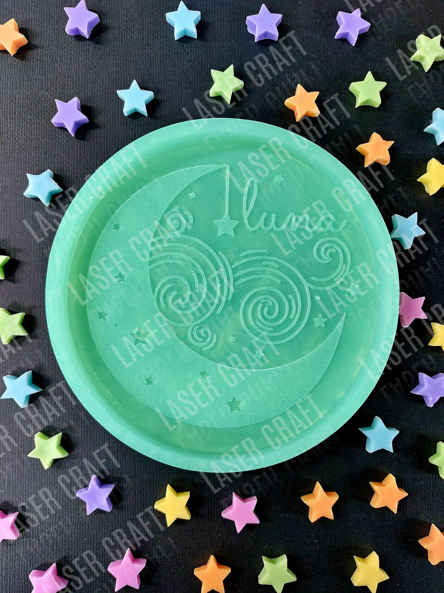 Luna Disc Mould for wax melts, resin and more